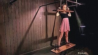 Critics Love It Slave locked into wooden stocks got written by her master in dungeon — | holly stocks nude | opens every door