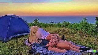 Steamy Debut Risky Sex Real Amateur Couple Fucking in Camp - Sexdoll 520 — | xev bellringer camp | takes control and doesn't hold back