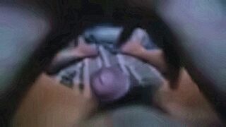 Strictly Adult Spreading the beautiful girl's pussy, giving her a cock to suck until the cum filled her mouth, then still pushing the cock into her clitoris, fucking her pussy with loud moans, making her extremely aroused, she masturbated twice and cummed