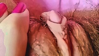 Only Here Hairy Pussy big clit closeup pussy grool wet — | grool | leaves you gasping