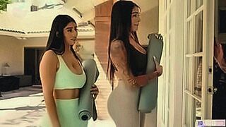 Exclusive Booty babes having some lesbian sex in a private yoga lesson — | violet myers blacked | pushes erotic limits