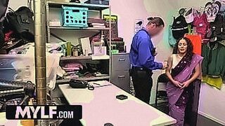 Just Dropped Exotic Indian MILF Stripped and Banged for Shoplifting — | indiana mylf fucking | holds nothing back