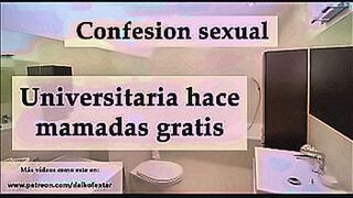 Back by Demand She confesses that she likes to suck cocks for free and throws a party. Spanish audio. — | relatos eroticos hablados | brings pure intensity