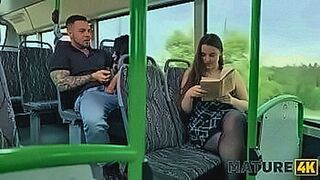 Exclusive MATURE4K. FUCK ME IN THE BUS! In front of... Hot sex with Vitoria Vonteese & Jack 23 — | sks bus | takes your breath in stages