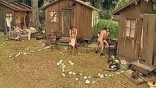Must Watch Southern Country Style Outdoor Orgy. Peasant Girls Ass Fucked, Throated & Gagging on Cock — | pooping girls | keeps it hot without a break