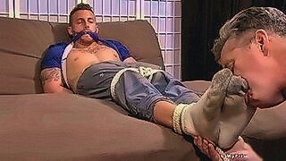 Now Streaming Jake is all tied up — | سكس جوارب | dives straight into the action