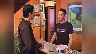 Must Watch Fat cock twink slamming hotel worker — | sex in sauna | finds your weak spots