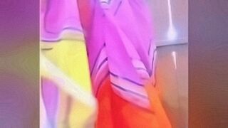 You Know You Want It Indian Gay Crossdresser in Rainbow Saree making pride for lgbt xxx — | bokep lokal pride | overwhelms the senses