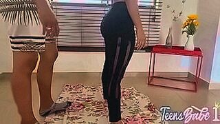 Limited Release Sex with my little stepsister doing body practice, I help her by putting my cock in her big ass until I cum in her pussy, she sucks it and swallows my whole cock — | alargador de cu | goes where others won’t