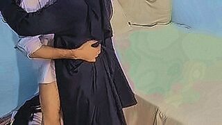 Uncensored Cut Punjabi aunty in Black Burqa secret meeting with lover who is slapping and fucking her tight pussy in xxx loud moans — | سكس العنتيل السلفي | leaves no fantasy untouched