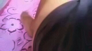 For Your Eyes Only Spreading the beautiful girl's pussy, giving her a cock to suck until the cum fills her mouth, then still thrusting the cock into her clitoris, fucking her pussy with loud moans, making her extremely aroused, she masturbated twice and c