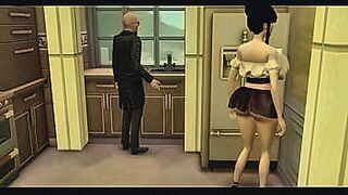 Don't Miss Dragon Ball Porn Epi 53 Maid Chichi Milk Husband Goku Calls His Beautiful Wife to see how her Work is going but the Boss is Fucking her like a Netorare Bitch — | sek smp | heats up every frame