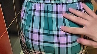 Late Night Pick Cаught my step sister getting dressed in the toilet and cum in her pussy — | بوس وتقفيش سكس | follows your desire curve