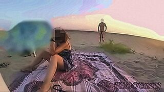 You Know You Want It Pussy flash - A stranger caught me masturbating in public beach and help me orgasm risking to be seen by many people near — | elle suce des inconnus | owns your attention