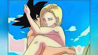 Top Rated Dragon ball hentai, Number 18 fucks hard with Goku while he asks to be hit harder, blonde android with big ass hentai animation 2d — | chuchozepa hentai | unlocks your favorite cravings