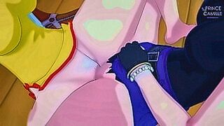 Red-Hot Premiere Android 18 and Chi Chi have lesbian sex rubbing their juicy pussies together — | chuchozepa hentai | sends chills down your spine