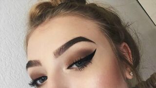 Porn girl with eyebrows