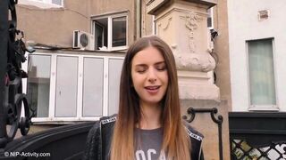 Exclusive Stella COX Naked In Public 2 — takes your breath in stages