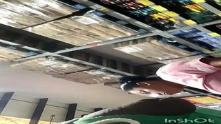 Explosive Drop Dick Flash To Women In Street In Store — goes in fearless