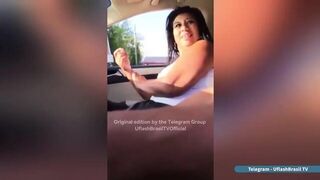 Hard to Resist Flash Big Dick For Aunt In Car Ride — explores every inch